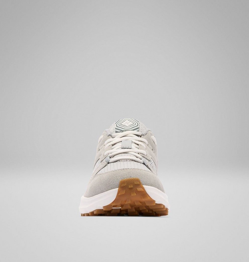 Women's Mesh And Suede Walking Shoe - Beige