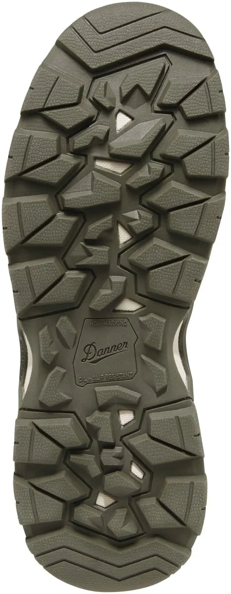 Women's Aluminum Toe Waterproof Work Boot - Brown/Olive