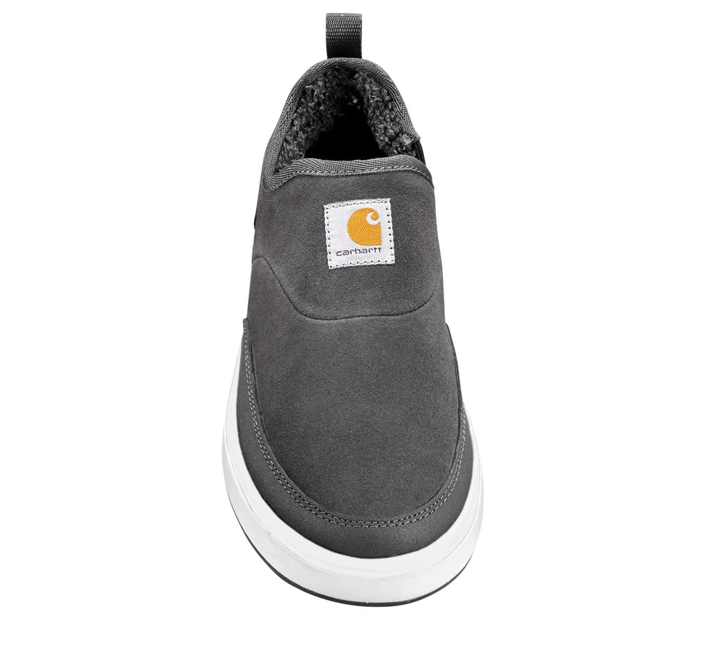 Women's Sherpa-Lined Suede Slip-On Shoe - Brown
