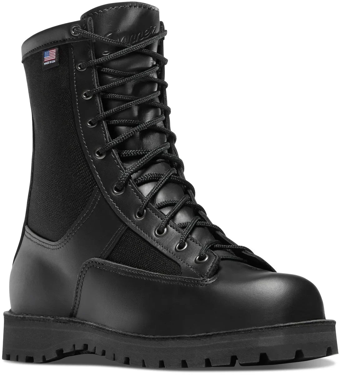 8-Inch Waterproof Tactical Boots - Black
