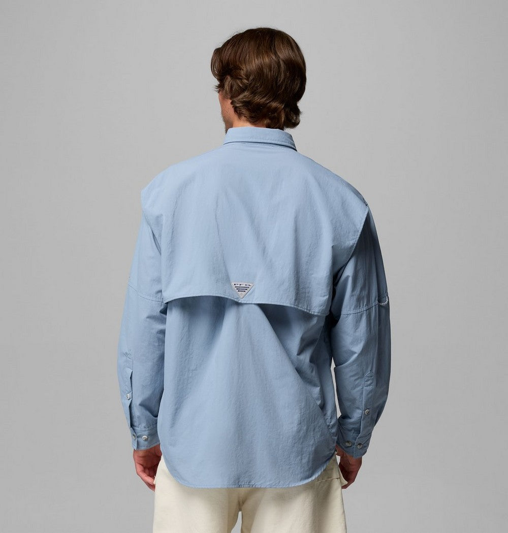 Men's Vented Long-Sleeve Fishing Shirt - Blue