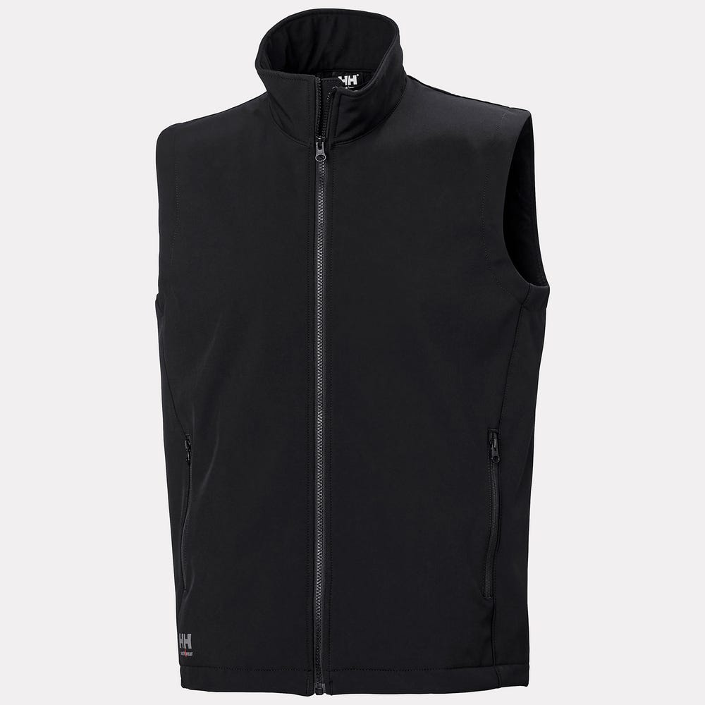 Men's Water-Resistant Softshell Work Vest