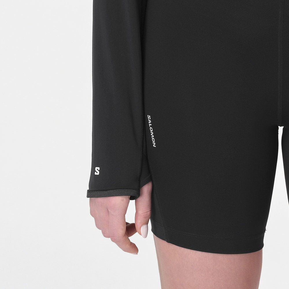 Women's Cropped Half-Zip Running Pullover
