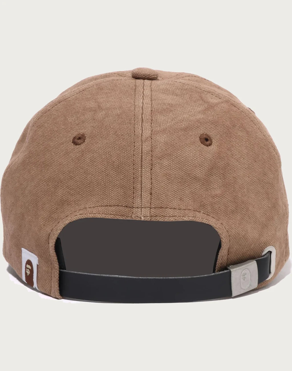 Men's Washed Cotton Canvas Cap - Beige