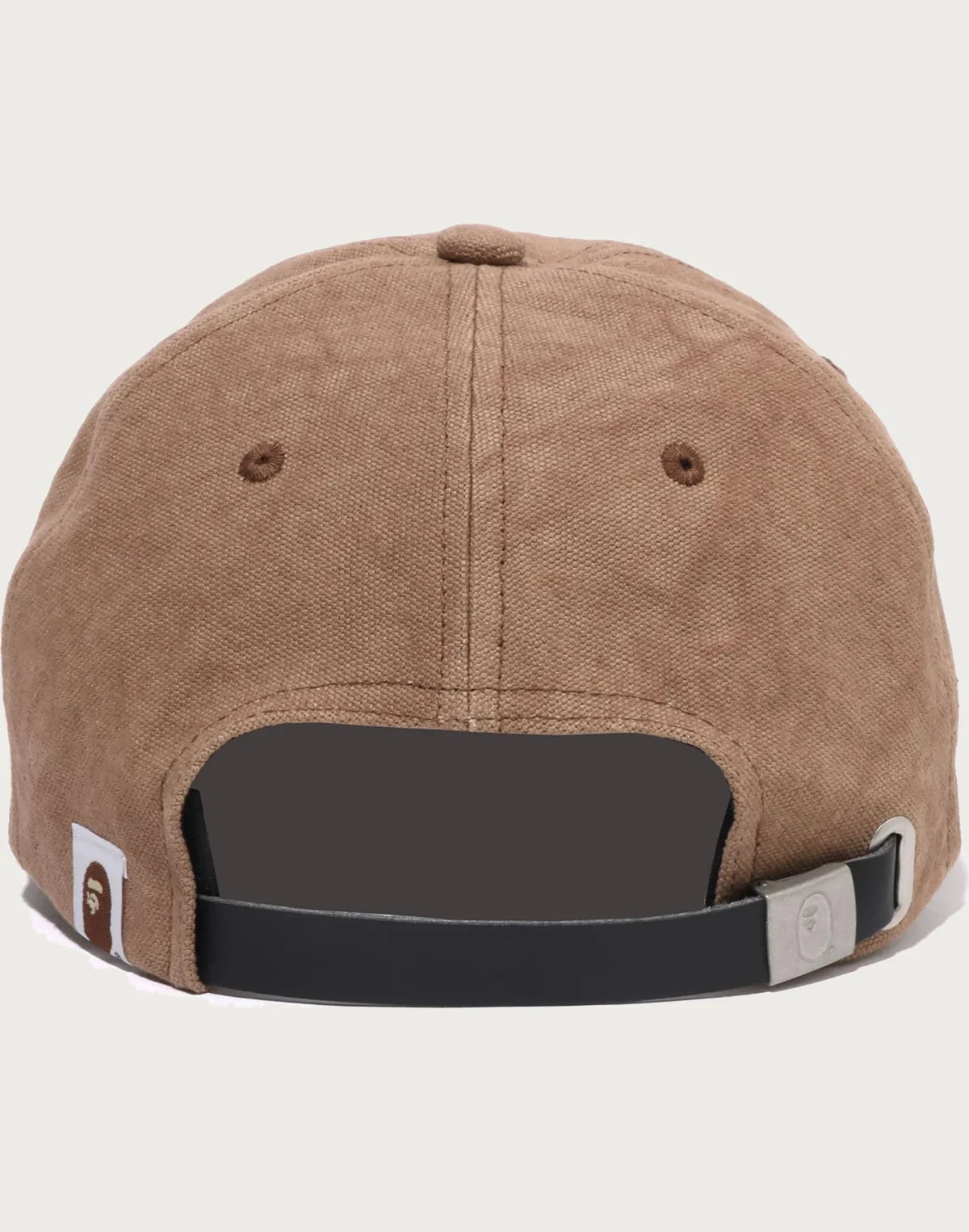 Men's Washed Cotton Canvas Cap - Beige