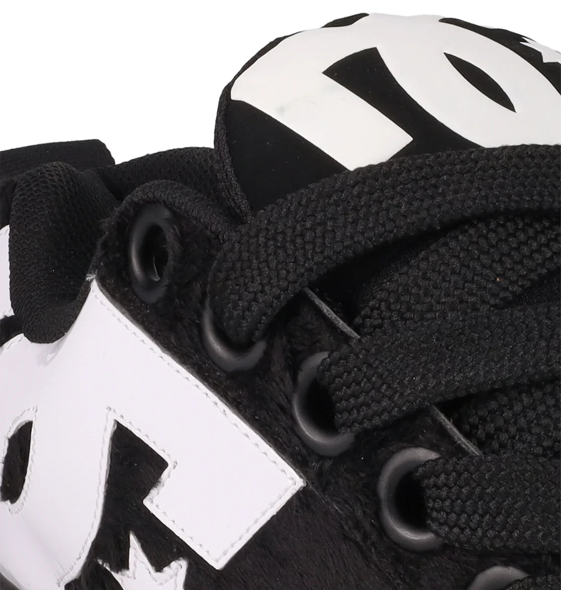 Men's Padded Suede Sneaker - Black White
