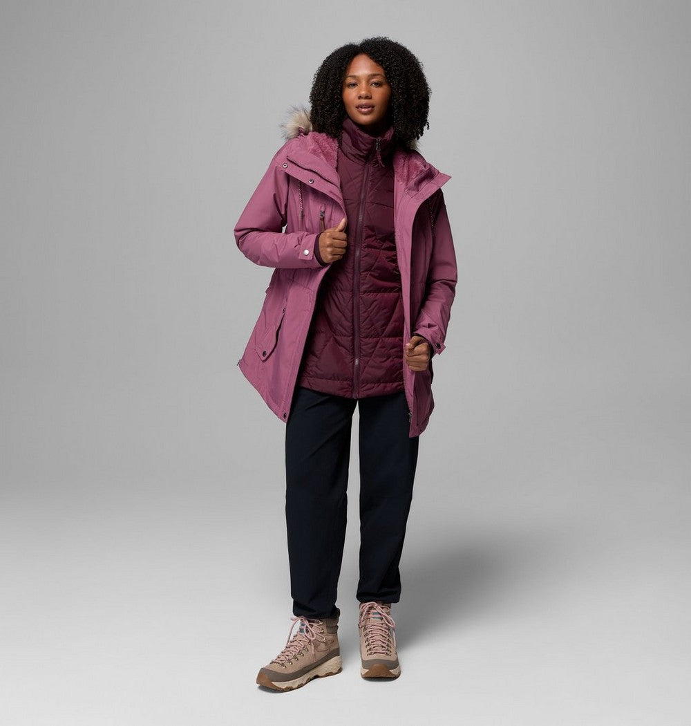 Women's 3-In-1 Hooded Jacket - Camel