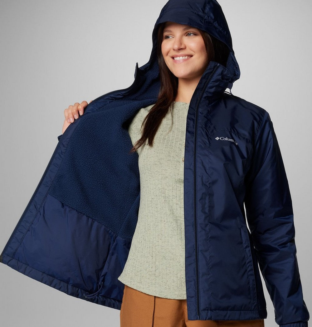 Women's Sherpa-Lined Insulated Jacket - Green