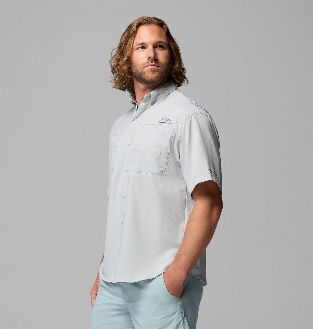 Men's Short-Sleeve Fishing Shirt - Blue