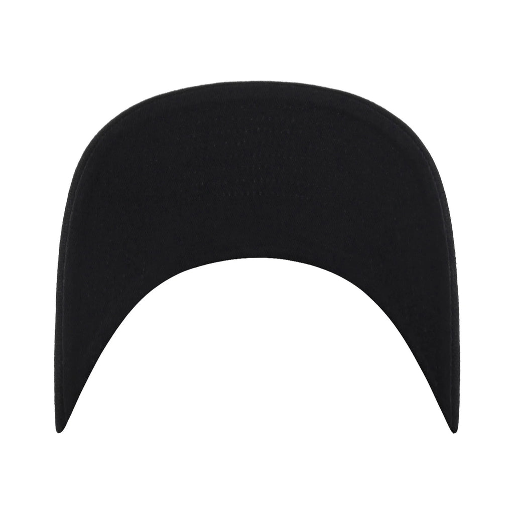 Relaxed Baseball Cap With Embroidered Team Logo - Black