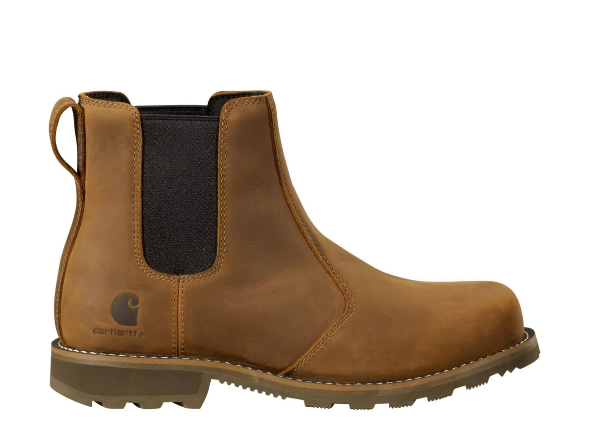 Women's Water-Resistant Chelsea Work Boot - Brown
