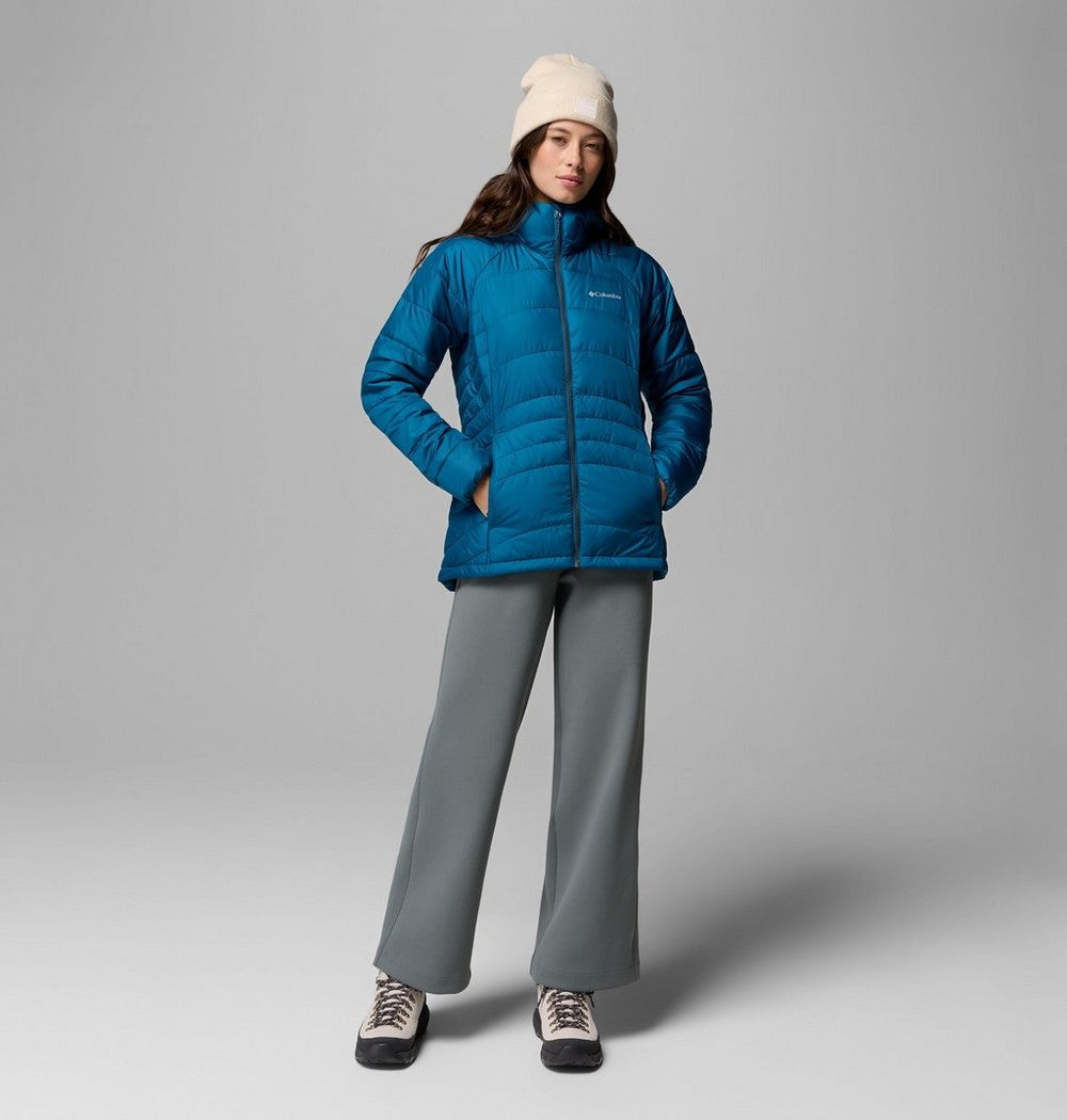 Women's Insulated Hooded Jacket - Wine