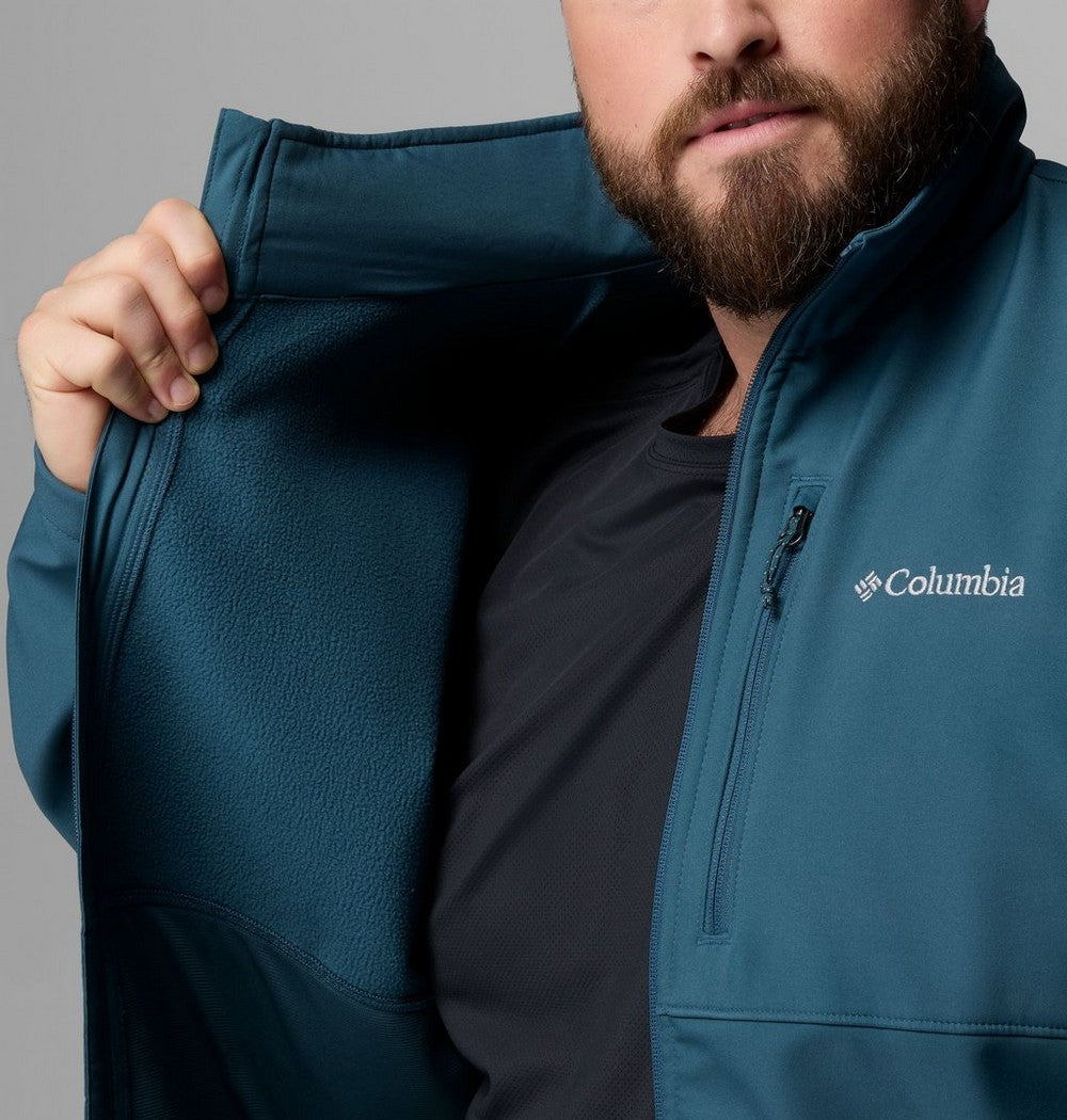 Men's Big Softshell Jacket - Grey