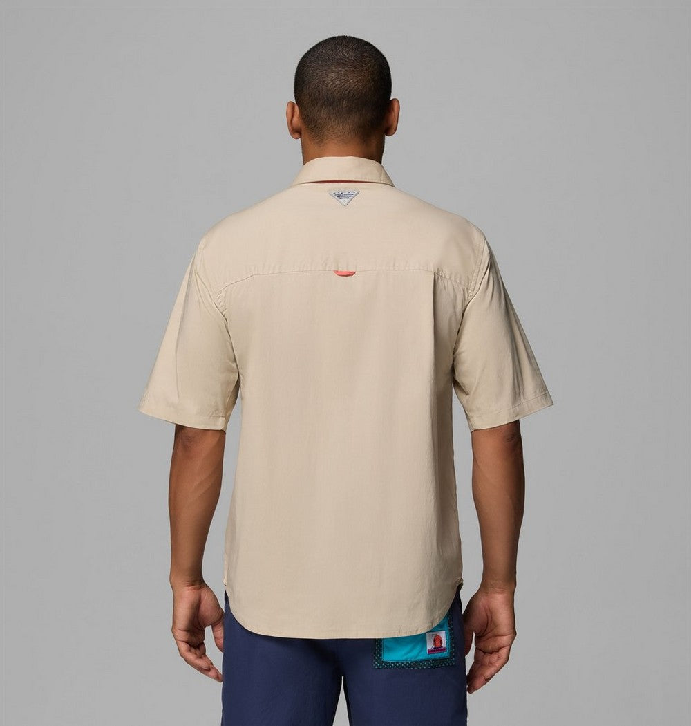 Men's Short Sleeve Fishing Shirt - Teal