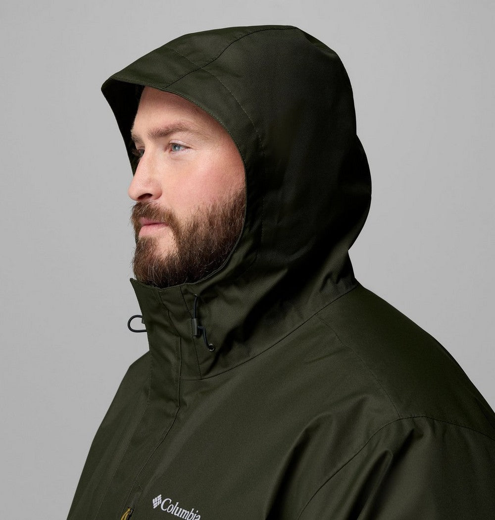 Men's Big Waterproof Rain Jacket - Red