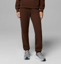 Women's Cotton Blend Joggers - Brown