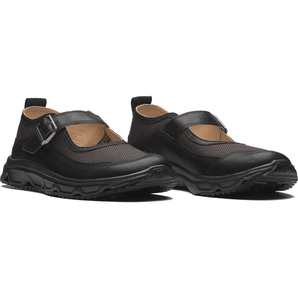 Leather Buckle Slip-On Shoe