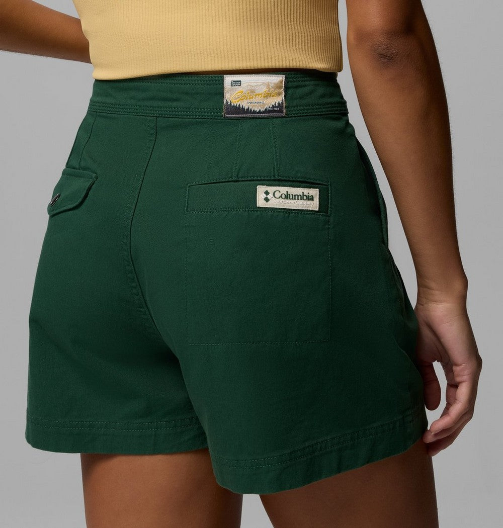 Women's High-Rise Stretch Twill Shorts - Beige