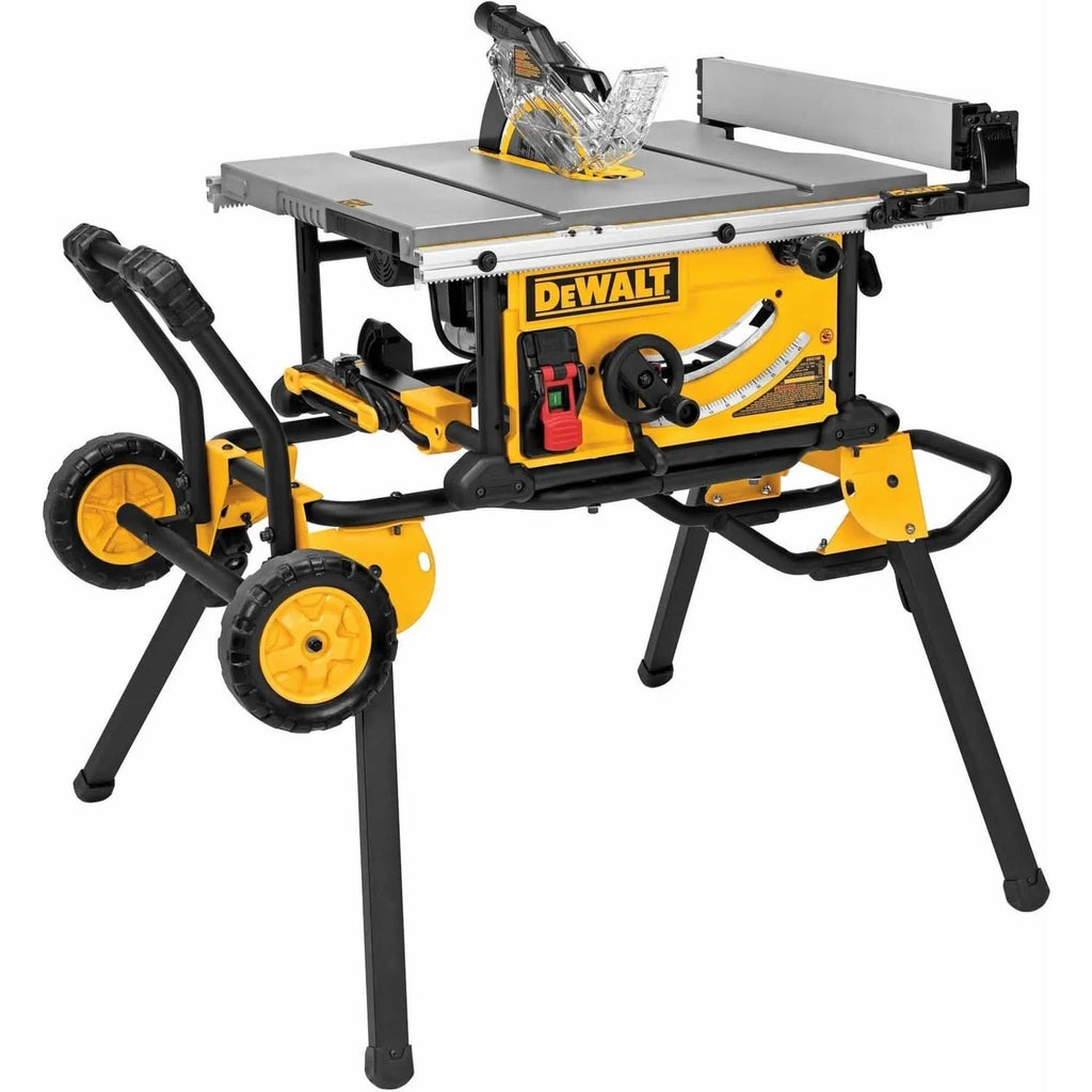 10-Inch Jobsite Table Saw With Rolling Stand