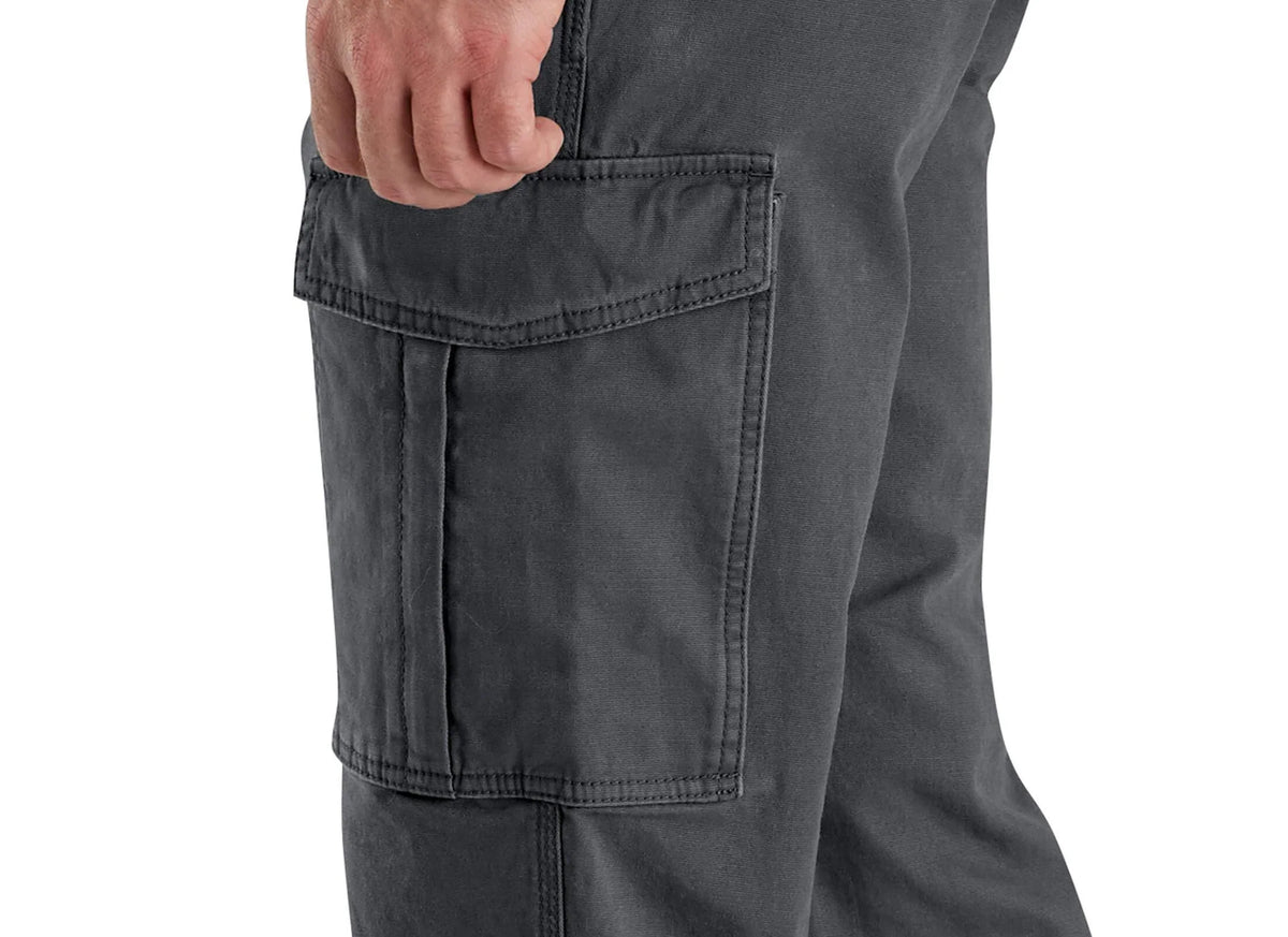 Men's Stretch Canvas Cargo Work Pants - Gray