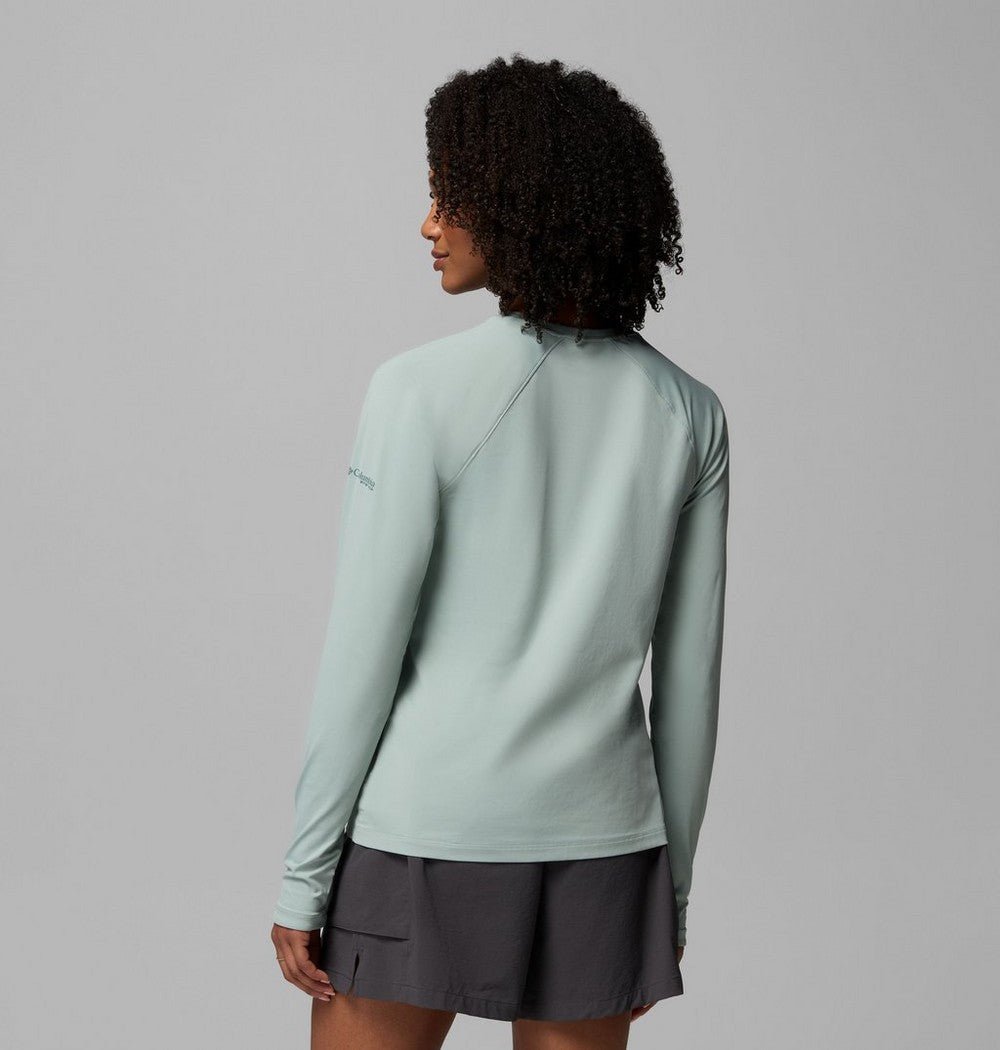 Women's UPF 50 Long Sleeve Sun Shirt - White