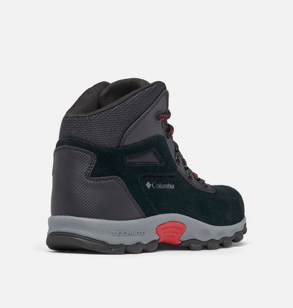 Big Kids' Suede Trail Hiking Boot - Black Red