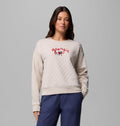 Women's Quilted Crew Sweatshirt - Stone