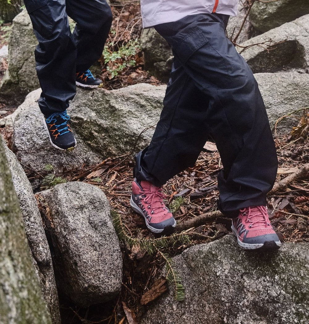 Kids' Waterproof Hiking Shoes - Blue Purple