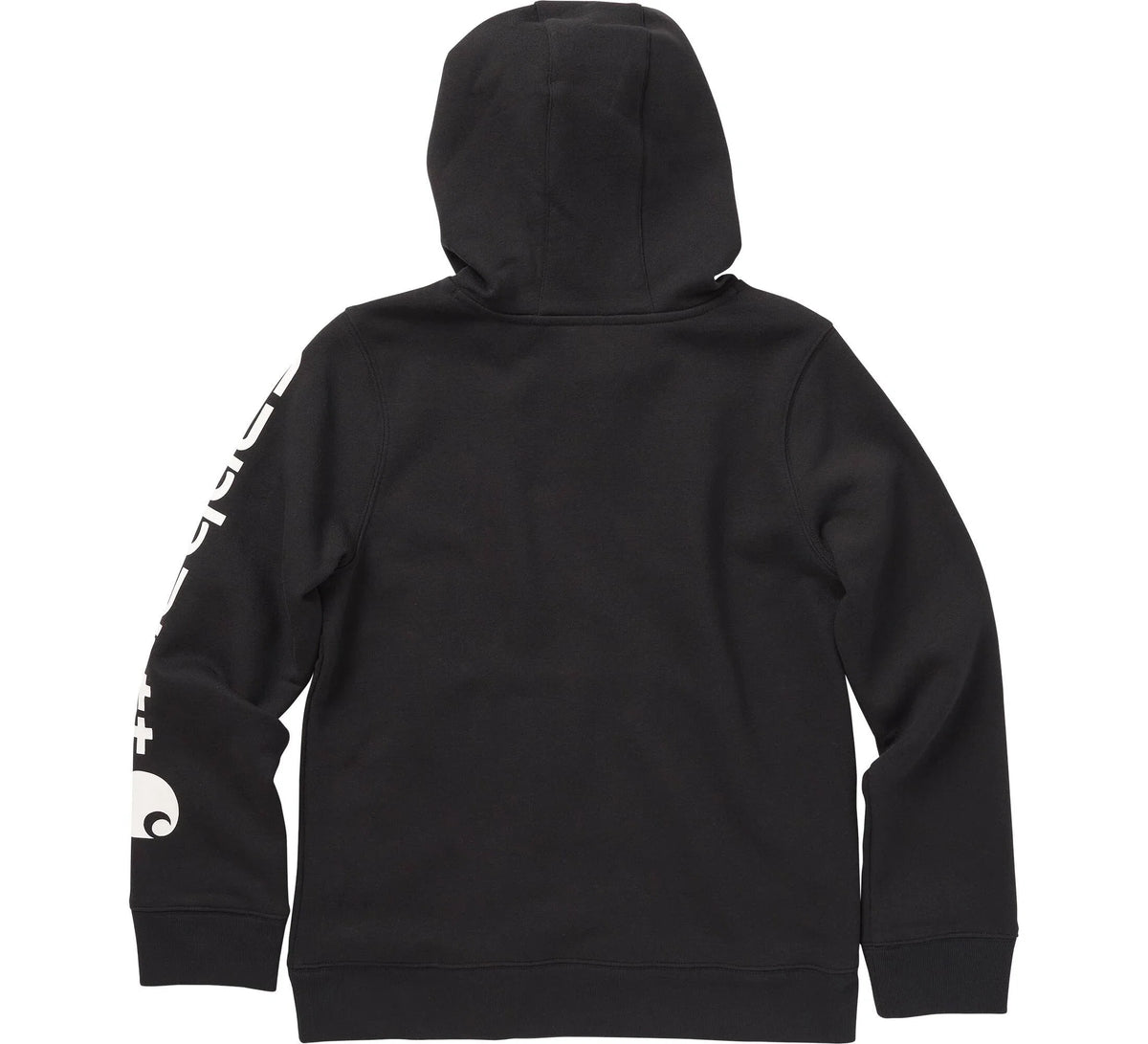 Boys' Long-Sleeve Fleece Hoodie - Black