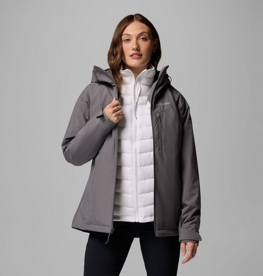 Women's 3-In-1 Waterproof Jacket - Brown