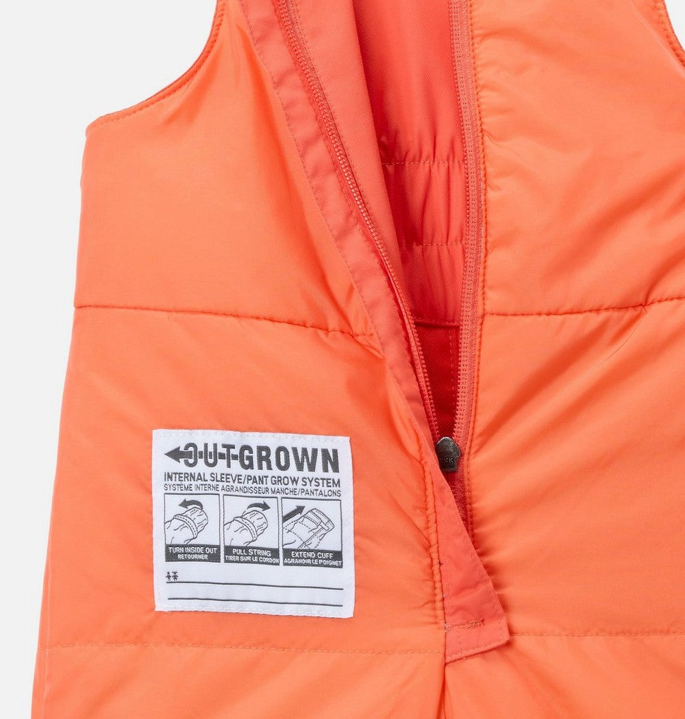Toddler Waterproof Insulated Snow Bib - Red