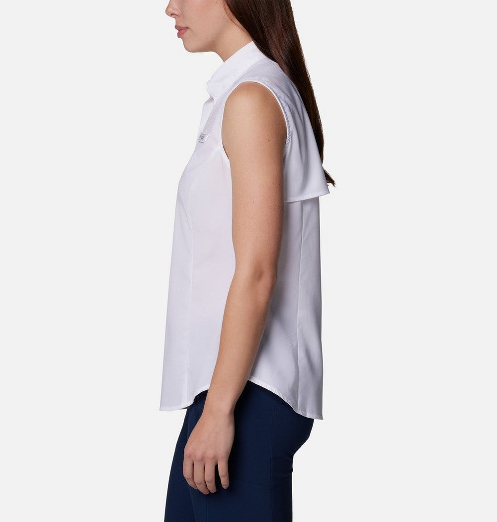 Women's Sleeveless Fishing Shirt - Navy