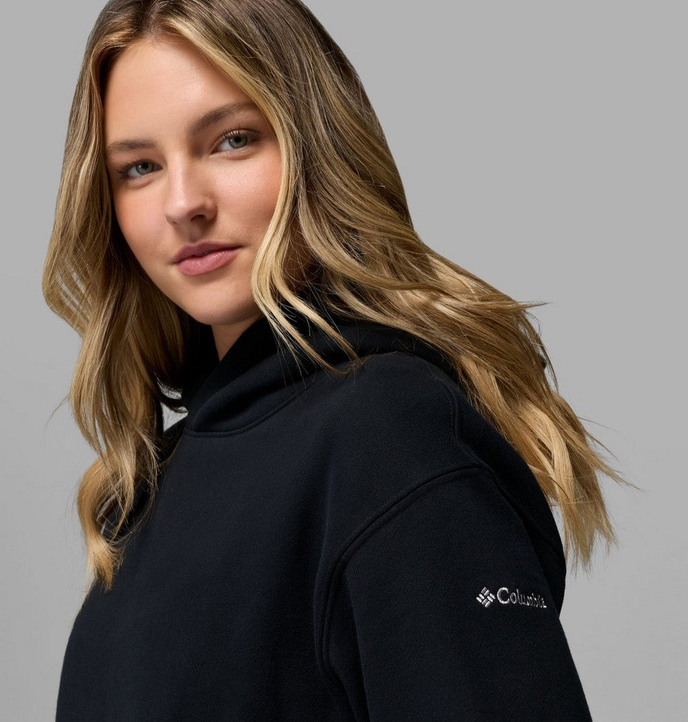 Women's Midweight Cotton Blend Hoodie - Brown
