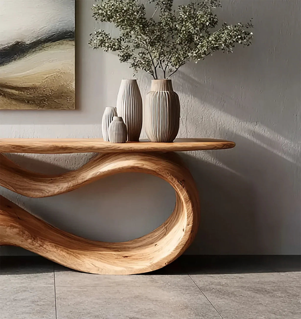 Handmade Solid Wood Console Table