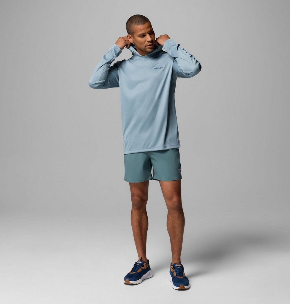 Men's Long-Sleeve Sun Hoodie - Gray