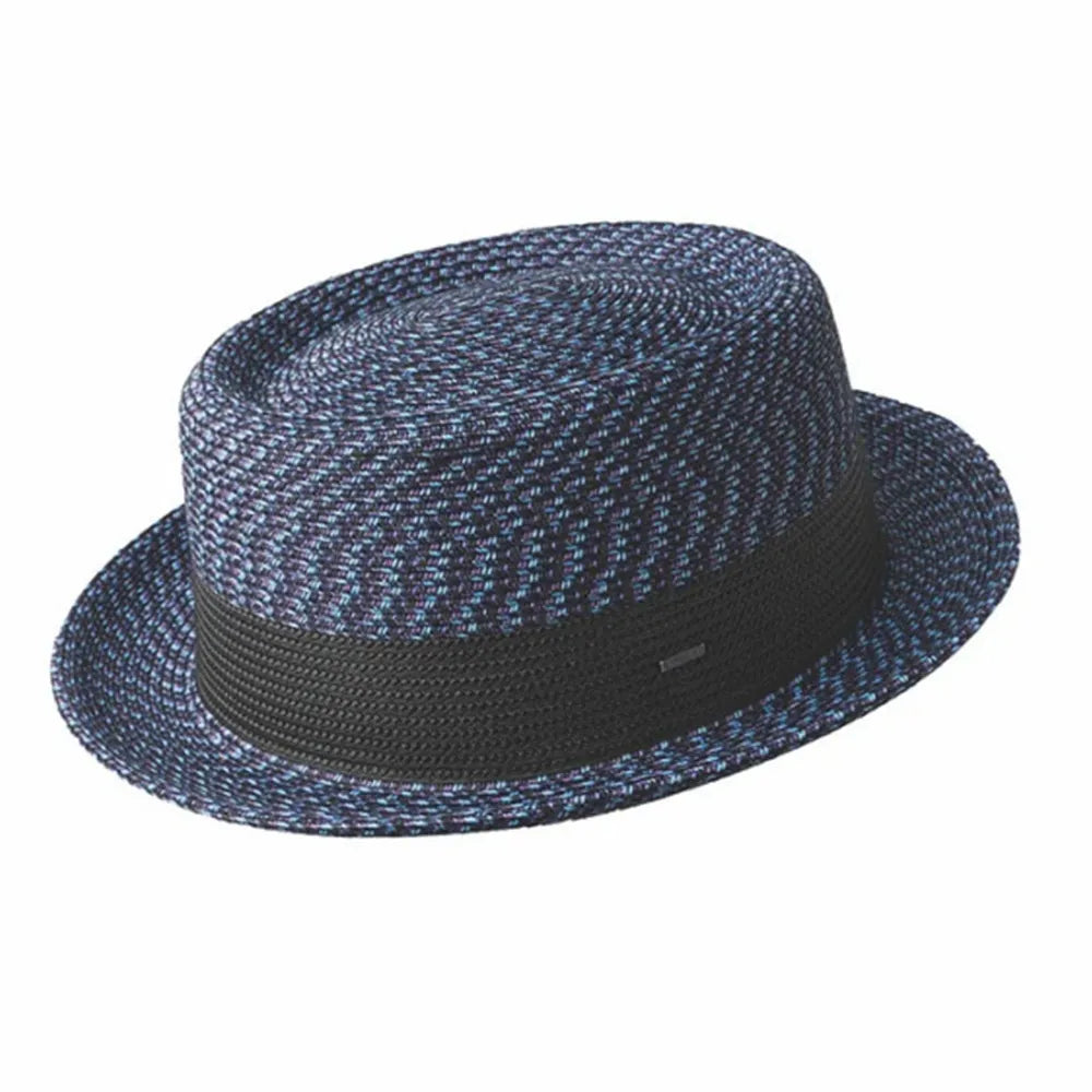 Telemannes Straw Pork Pie Hat