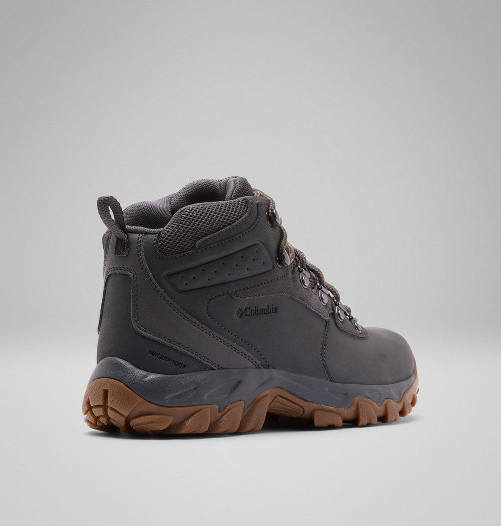 Men's Wide Waterproof Hiking Boot - Tan Blue