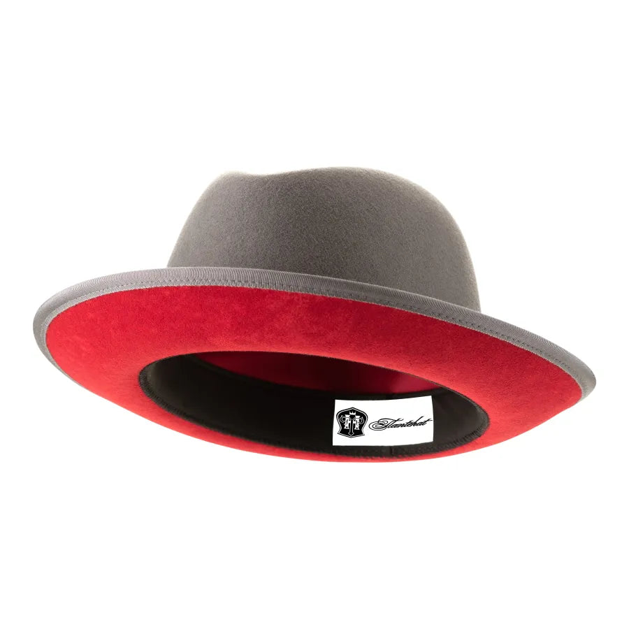 Classic Center-Creased Fedora-King (Cool Grey)