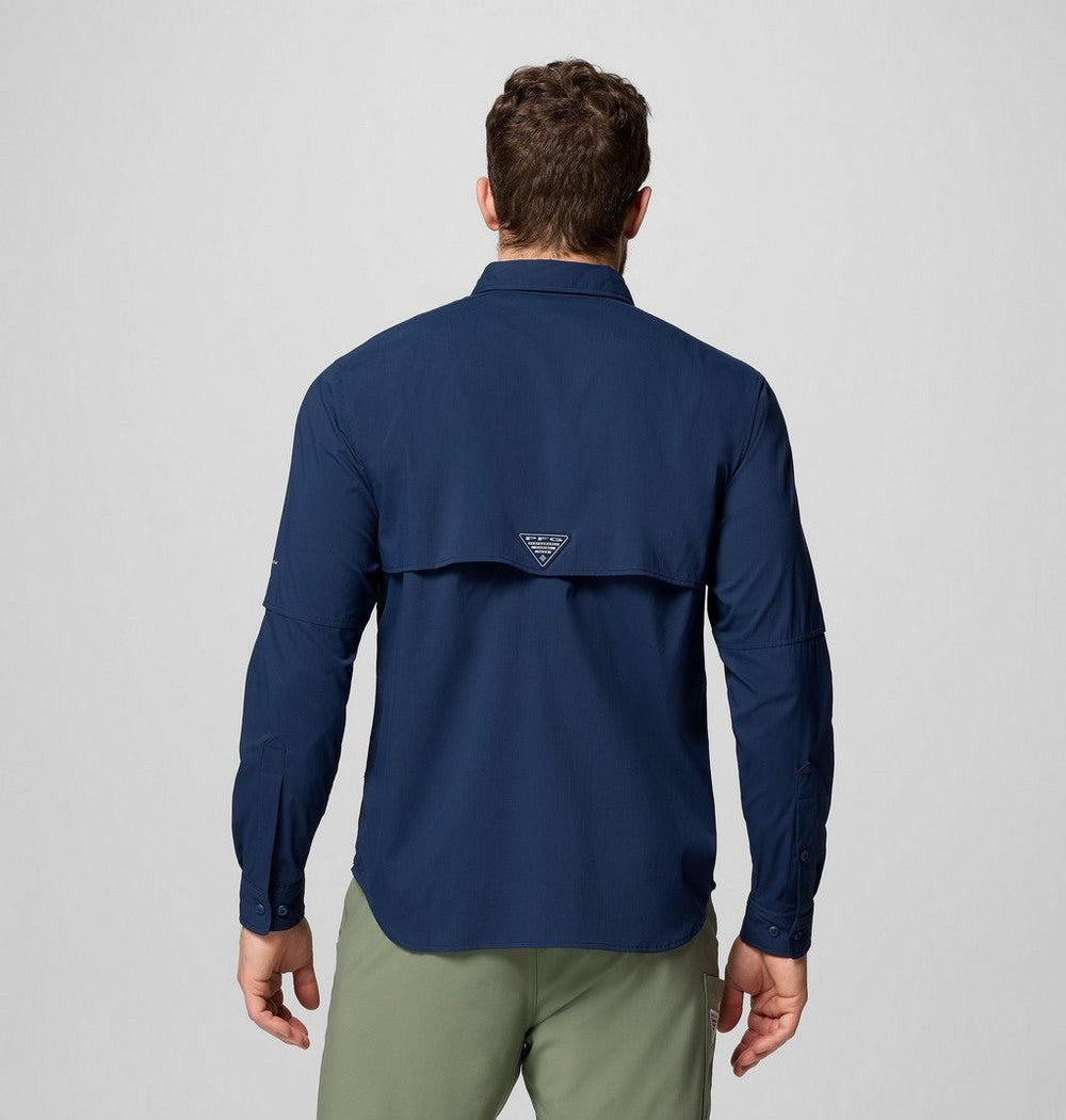 Men's UPF 50 Fishing Button-Up Shirt - Navy
