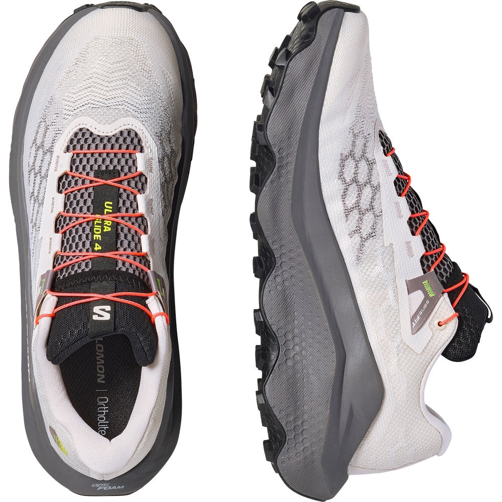 Men's Cushioned Trail Running Shoes - Black