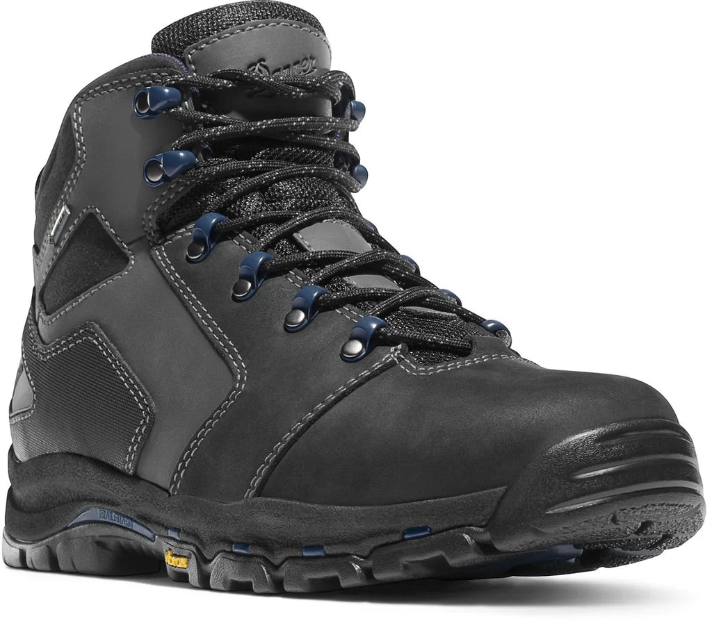 Men's 4.5-Inch Waterproof Safety Toe Boot - Black/Blue
