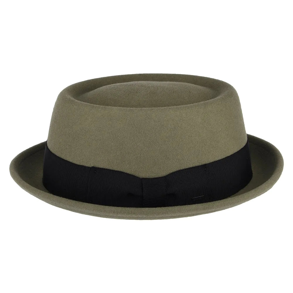 Darron Crushable Pork Pie Hat - Khaki