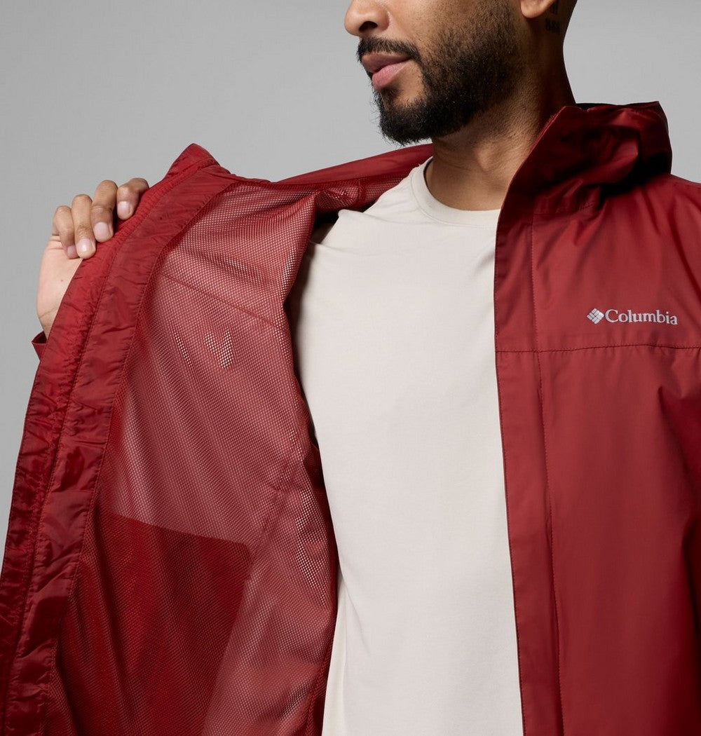 Men's Packable Rain Jacket - Blue