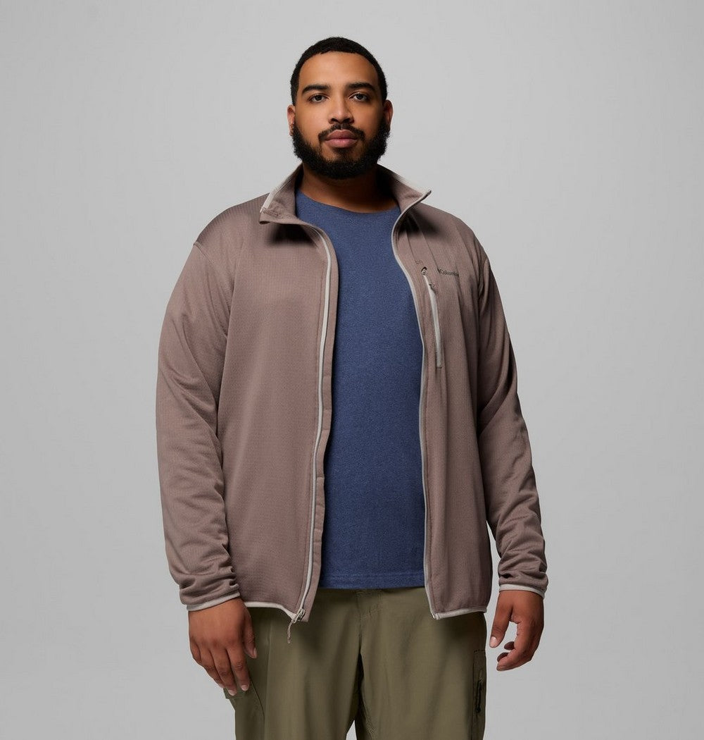 Men's Big Grid Fleece Full-Zip Jacket - Green