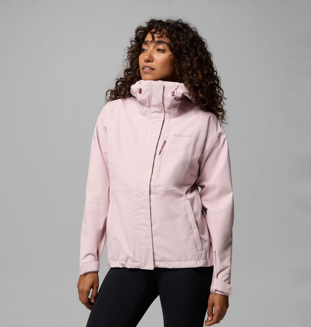 Women's Waterproof Rain Jacket - Coral