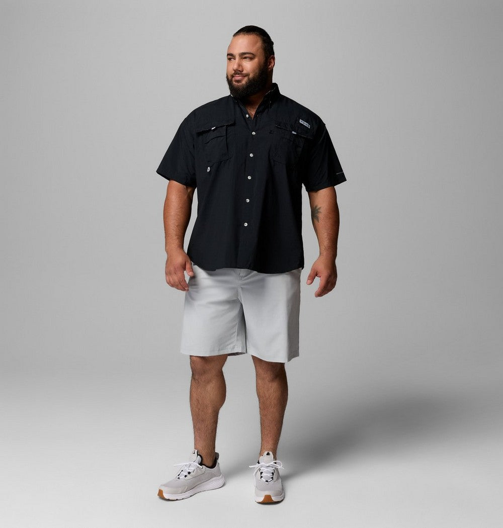 Men's Big UPF 50 Fishing Shirt - Black