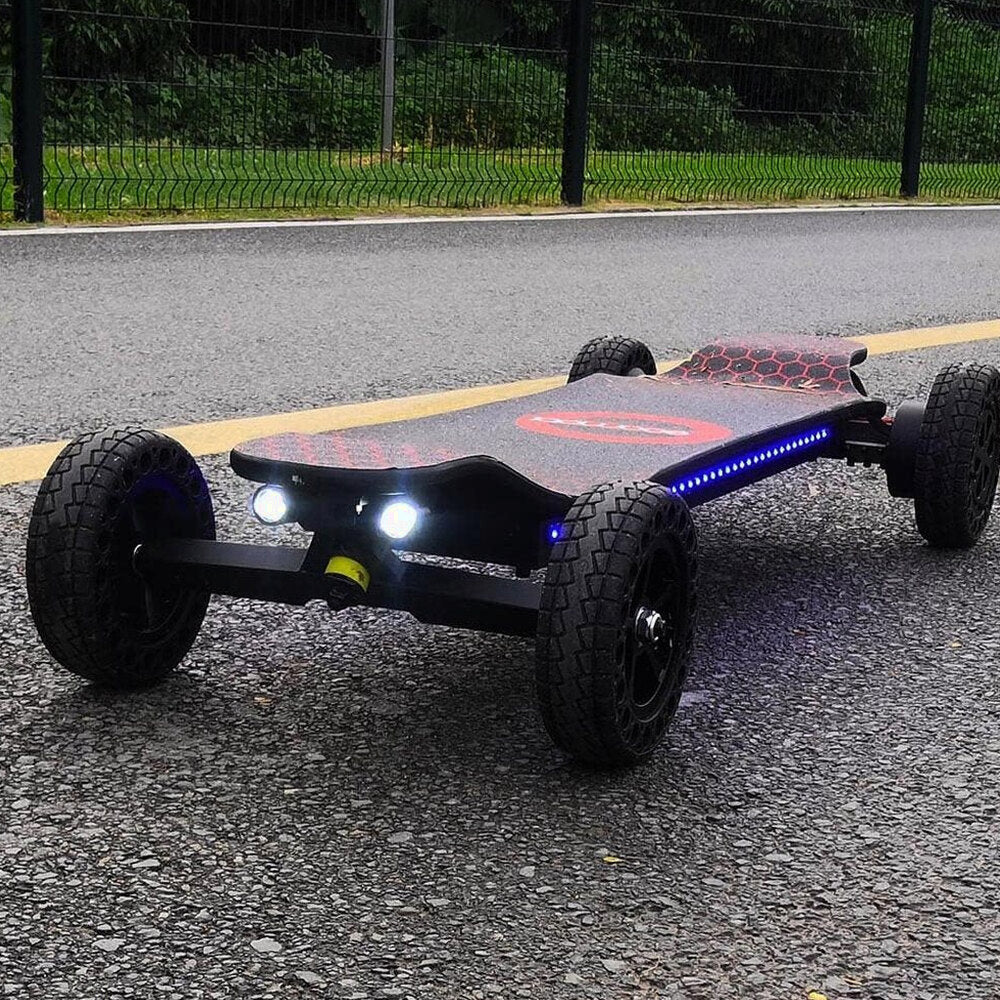 Electric Skateboard 4000 Watts, 12S3P, 35 Mph, 22 Mile Range, 6 Inch Wheels