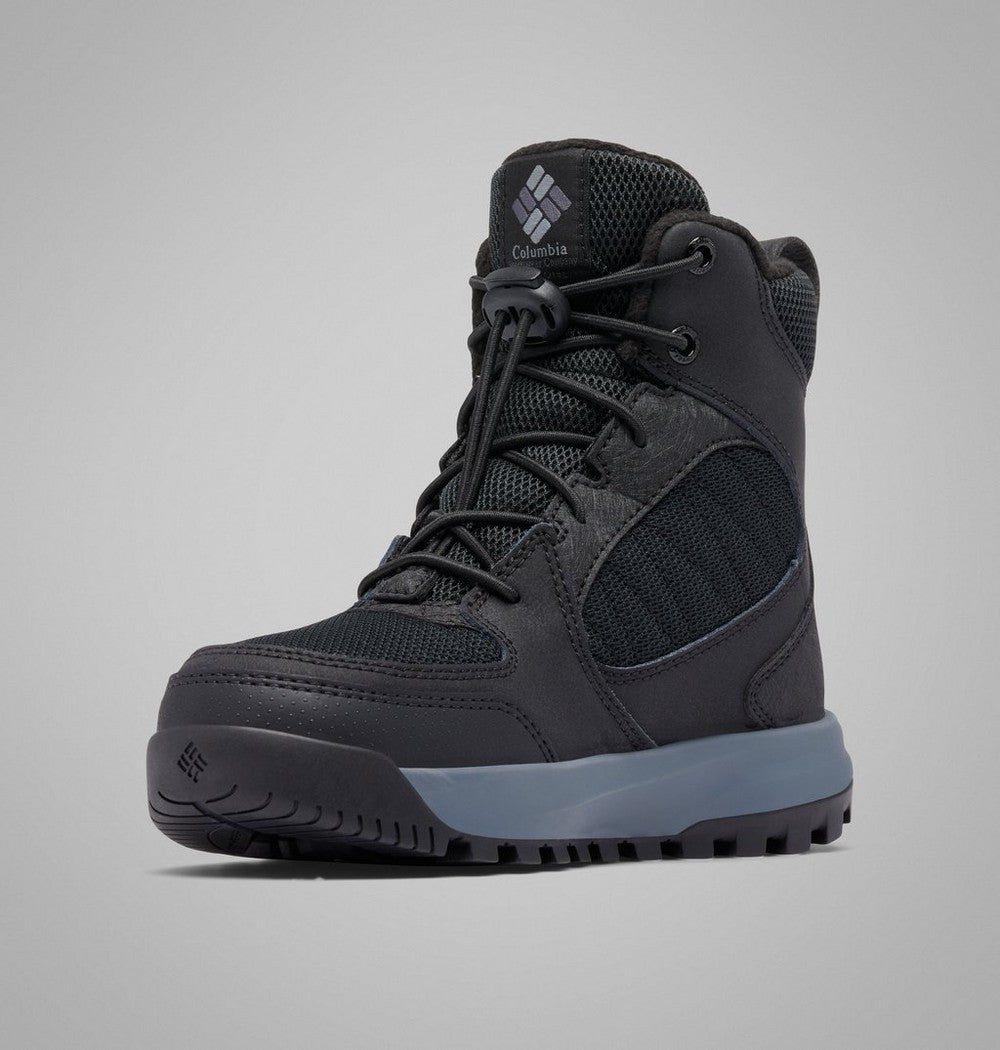 Kids' Insulated Waterproof Winter Boots - Black