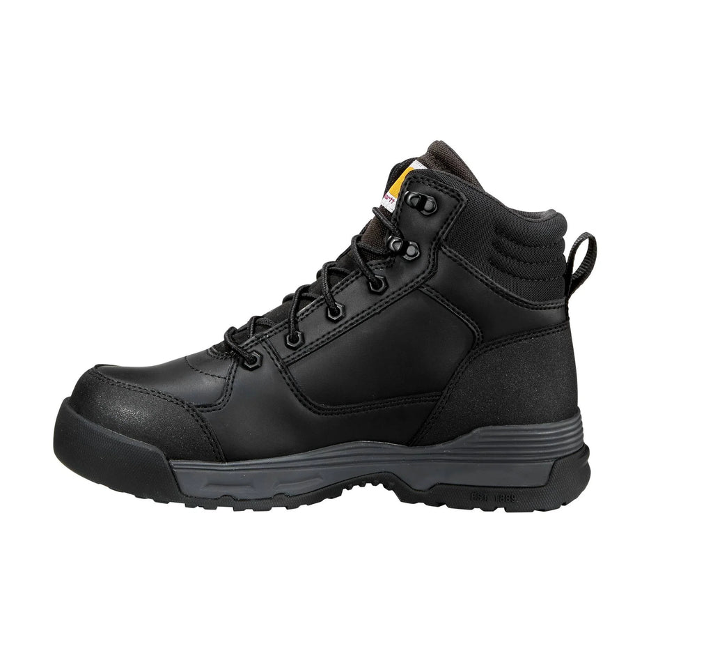 6-Inch Waterproof Composite Toe Work Boot - Black