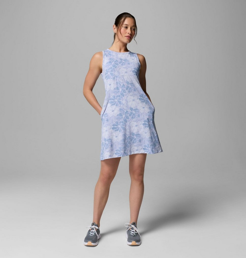 Women's UPF 50 Tank Dress - Gray Print